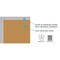 Ghent Natural Cork Bulletin Board, Satin Aluminum Frame, 4ft H x 7ft  4in W AK47 - alternate 2